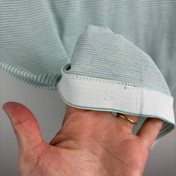 Lululemon Metal Vent Shirt Green Men's S Workout Athletic - Picture 3 of 3